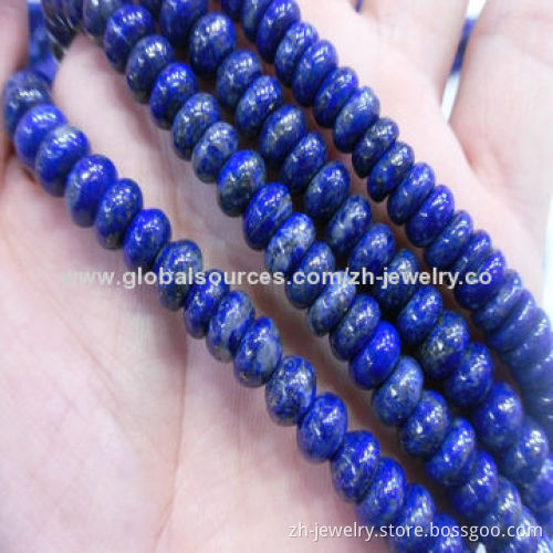 Gemstone Lapis Lazuli Rondel & Abacus Beads, Different Sizes 2-100mm/Shapes/Styles Can Be Made